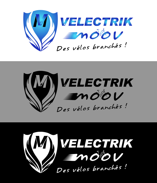 Exemple logo Velectrik Moov - Création par Creavania